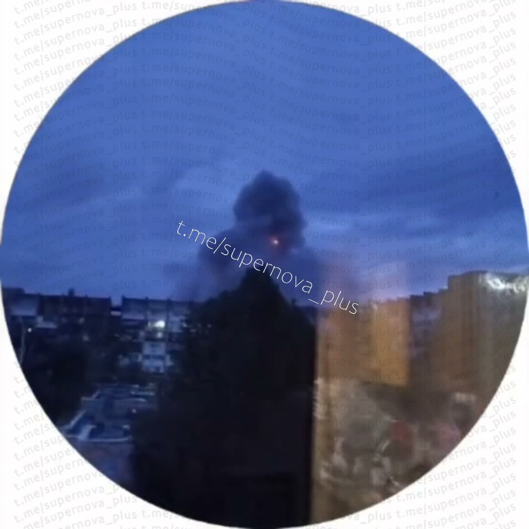 Smoke is rising after missile strike in Samara