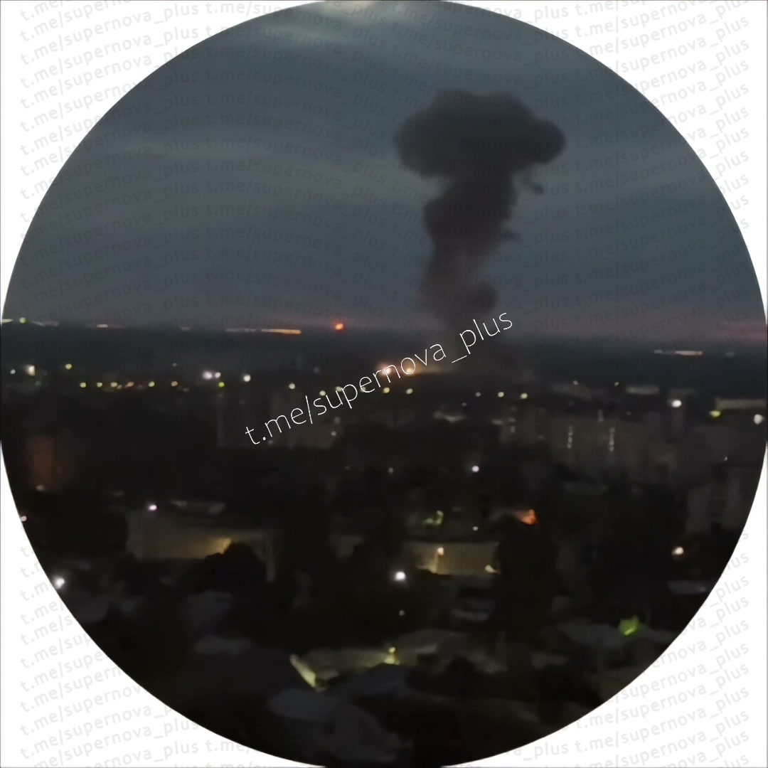 Smoke is rising after missile strike in Samara