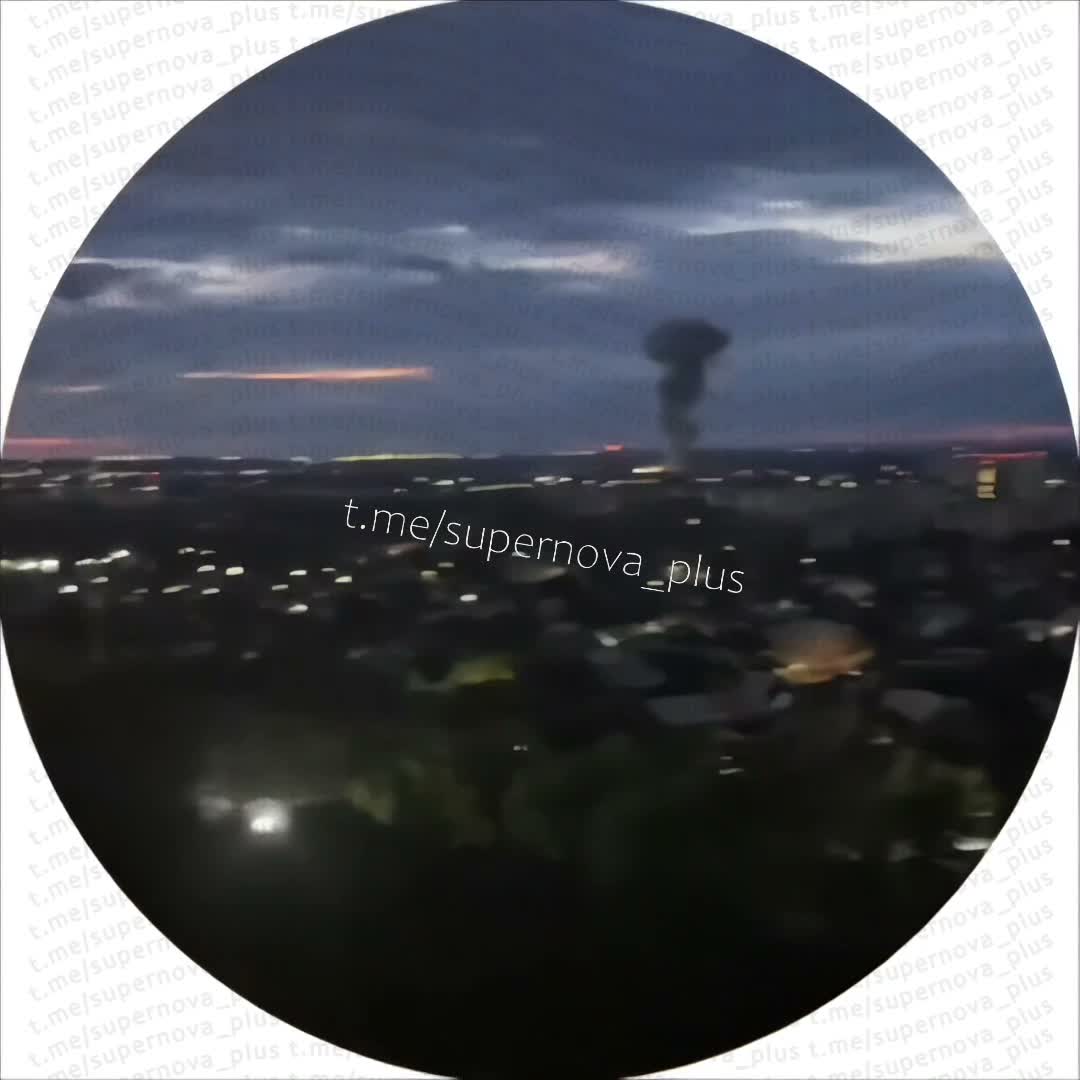 Smoke is rising after missile strike in Samara