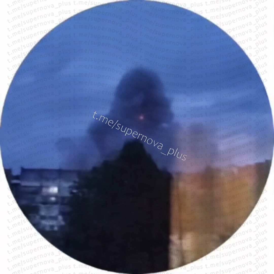 Smoke is rising after missile strike in Samara