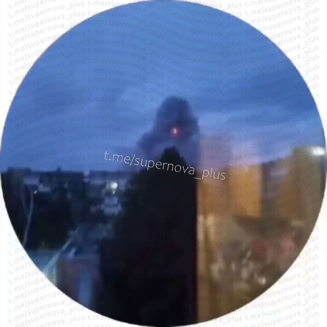 Smoke is rising after missile strike in Samara