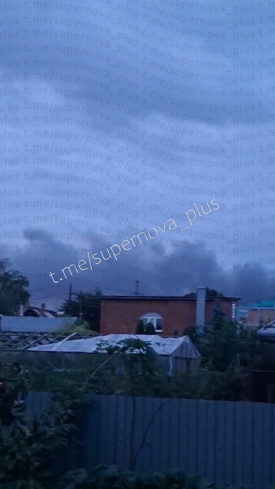 Smoke is rising after missile strike in Samara