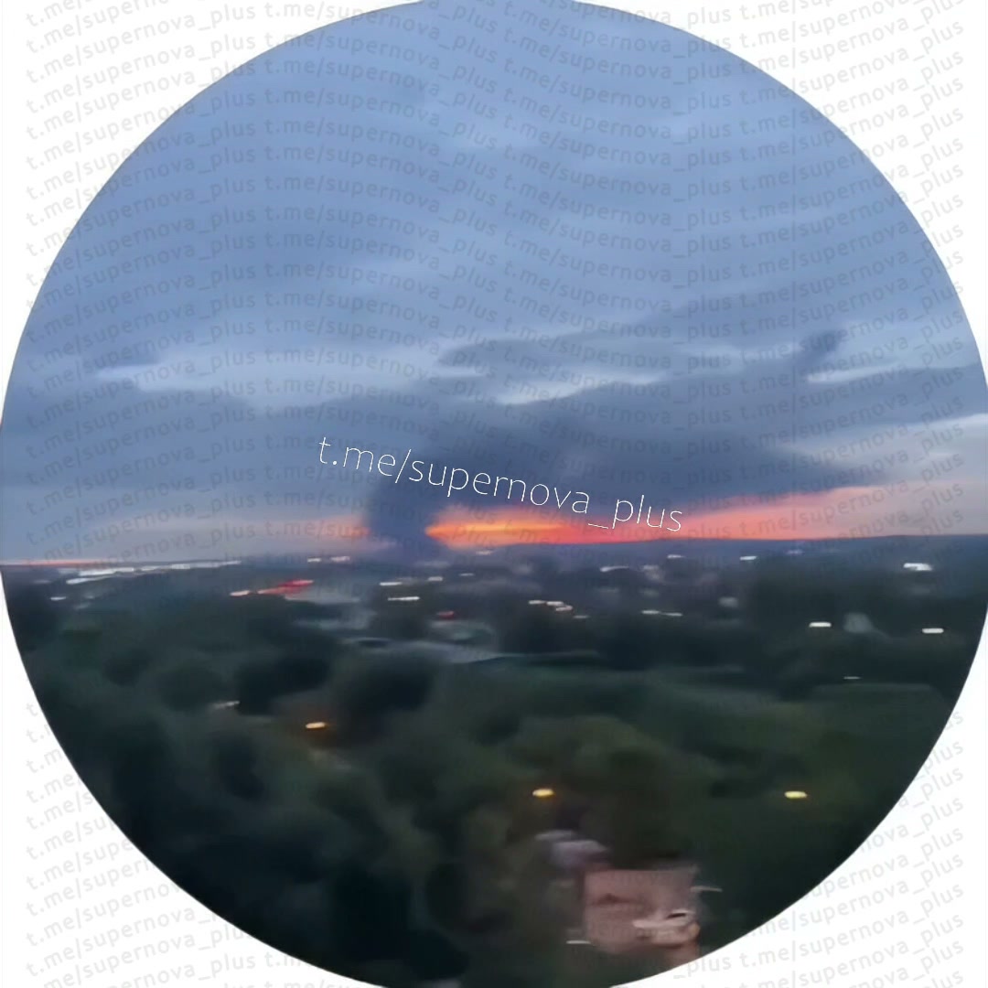 Smoke is rising after missile strike in Samara
