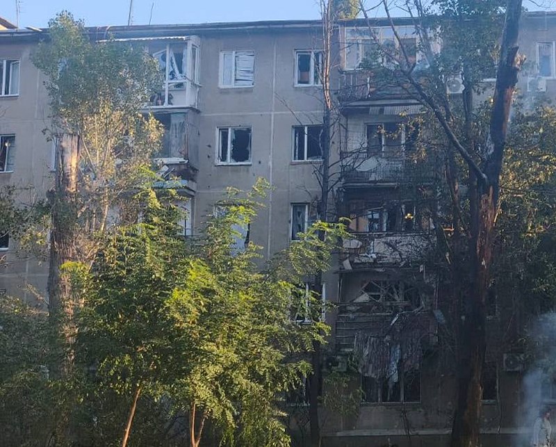 Residential house was damaged in Bilhorod-Dnistrovs'kyi, Odesa region
