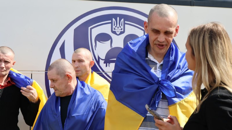 103 Ukrainian servicemen were released from Russian captivity in a new prisoners swap