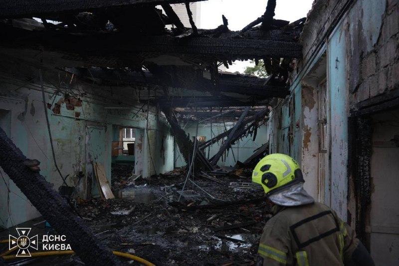 Overnight, Russia struck food warehouses and Red Cross facilities in Boryspil, the Prime Minister said.