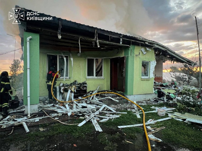 Overnight, Russia struck food warehouses and Red Cross facilities in Boryspil, the Prime Minister said.