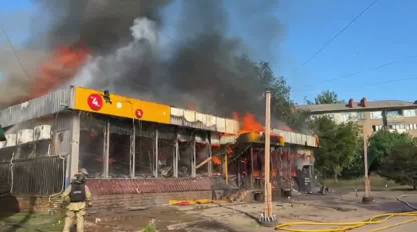 At least 10 people wounded as result of Russian strikes at the groceries in Kramatorsk and Sloviansk
