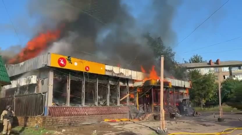 At least 10 people wounded as result of Russian strikes at the groceries in Kramatorsk and Sloviansk