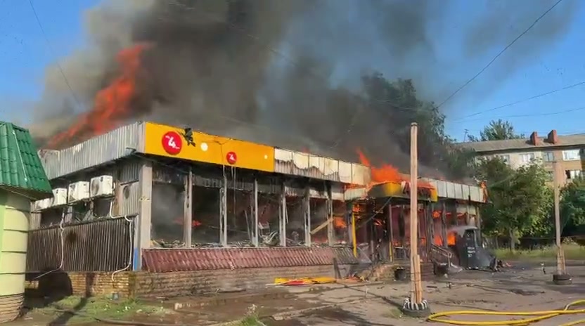 At least 10 people wounded as result of Russian strikes at the groceries in Kramatorsk and Sloviansk