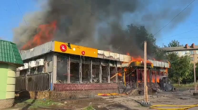 At least 10 people wounded as result of Russian strikes at the groceries in Kramatorsk and Sloviansk