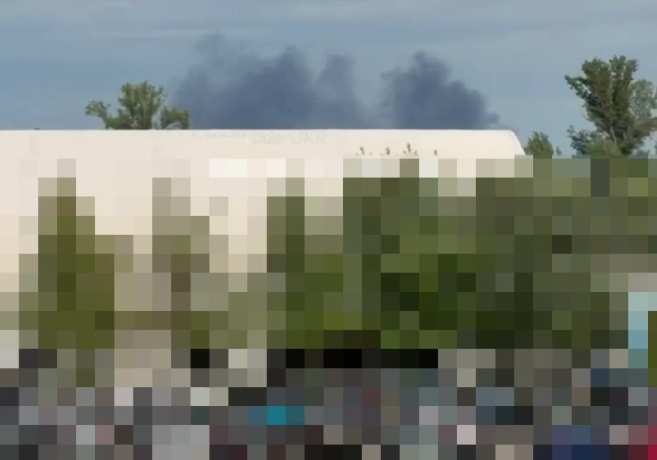 Smoke is rising in Desnianskyi district of Kyiv as result of drone strike