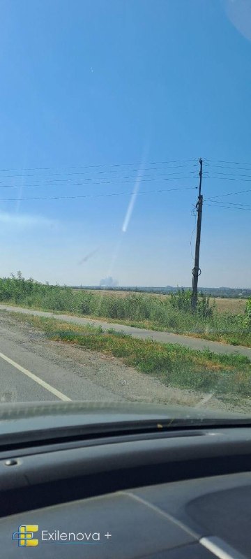 Violent explosions were reported in Donetsk