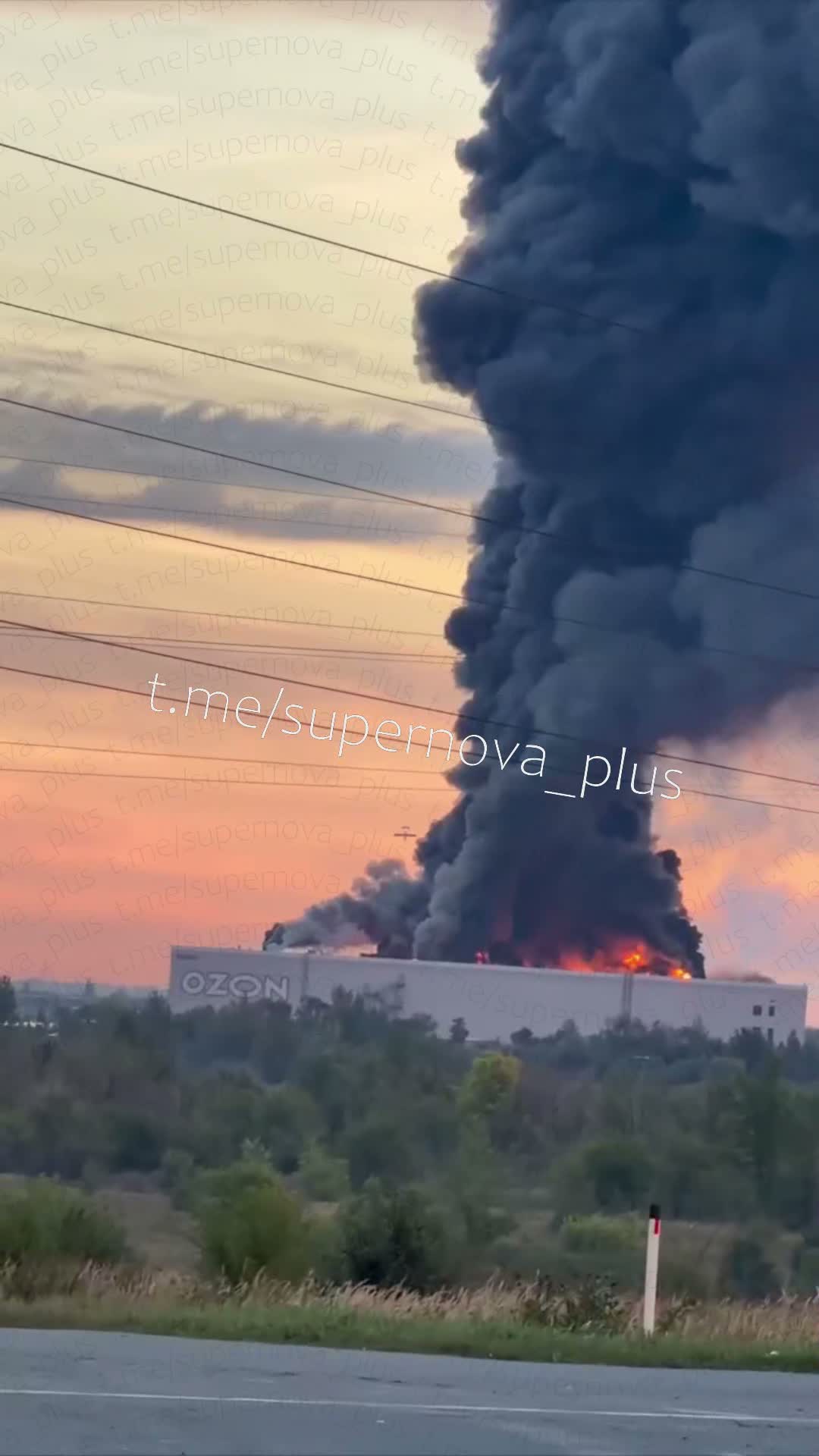 Drones have attacked Ozon warehouses in Chapaevsk, Samara region 