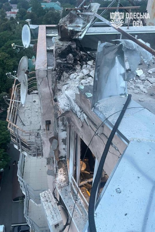 Widespread damage in Odesa as result of Russian strikes 