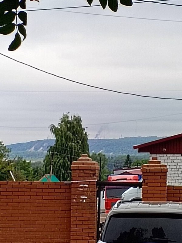Explosions and fire reported at the warehouses in Blagoveshchensk, Bashkorostan