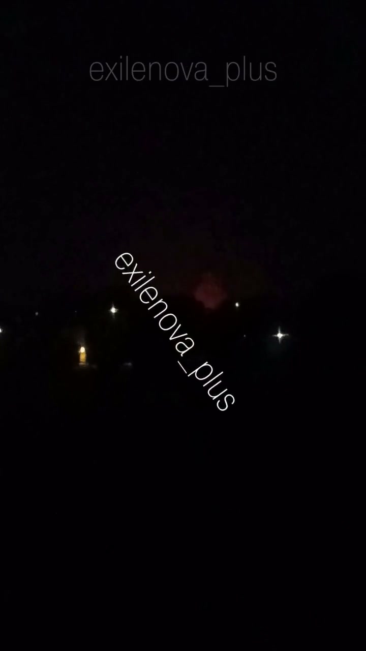 Violent explosions were reported at the airbase in Yeysk
