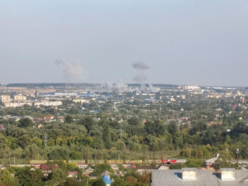 Explosions were reported in Belgorod