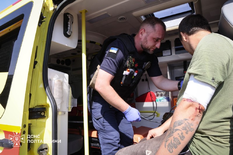 4 people wounded as result of Russian strikes in Poltava