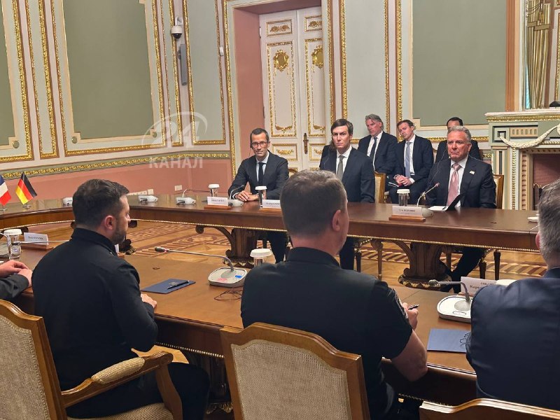 Talks between Zelensky and U.S. delegation is ongoing in Kyiv