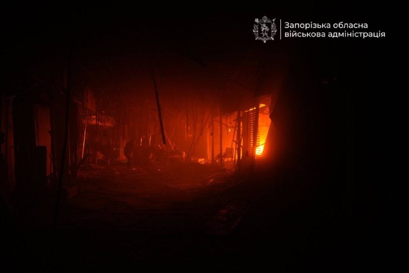 Drones have attacked “City Mall” shopping mall in Zaporizhzhia 
