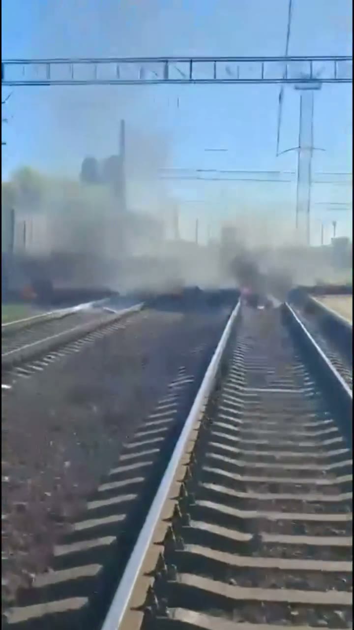 Drone hits passenger train Dnipro - Zaporizhzhia