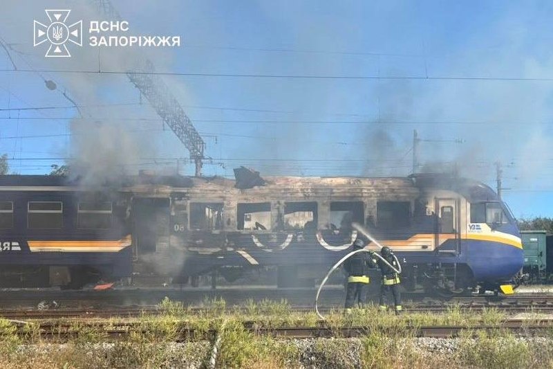 Yksi ihminen kuoli drooni-iskussa Dnipron ja Zaporižžjan väliseen junaan