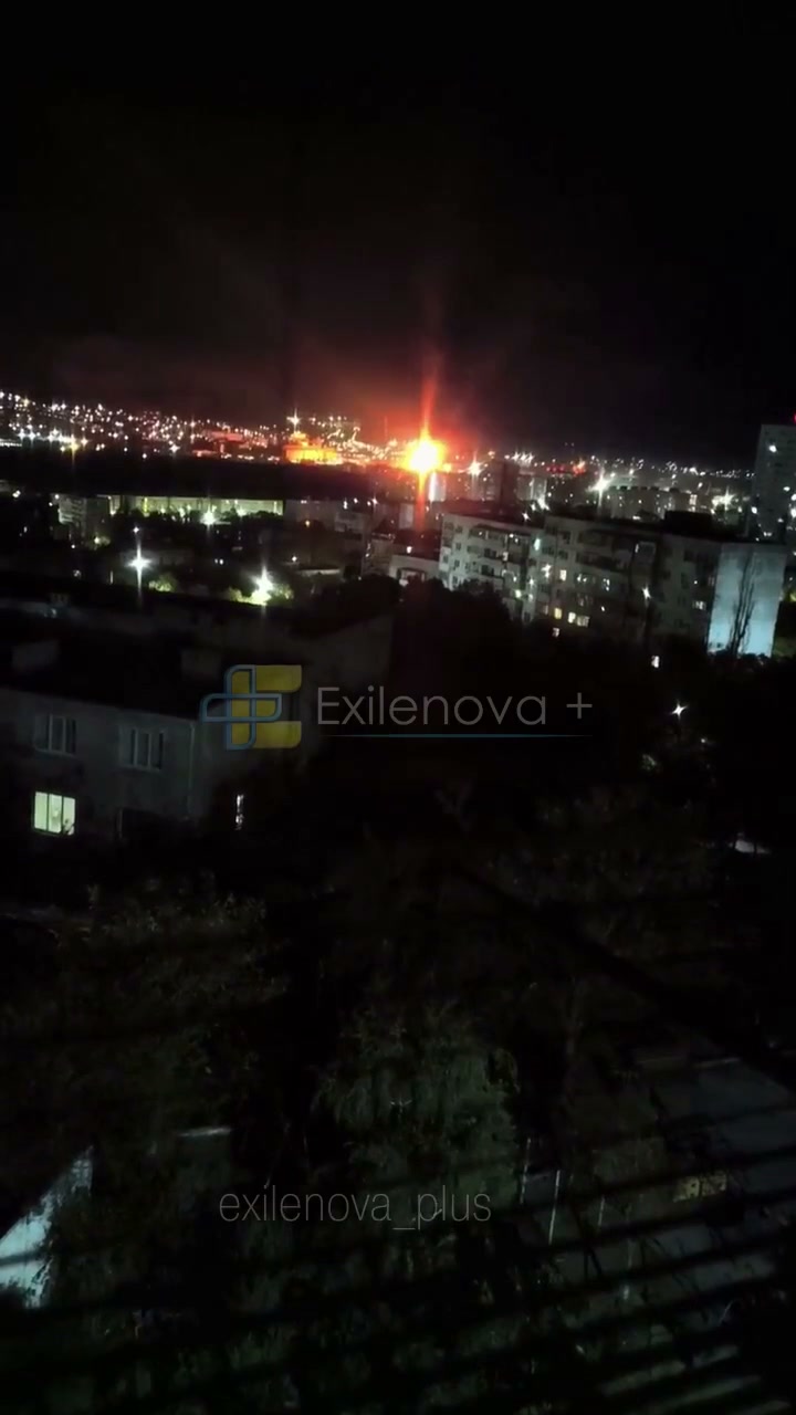 Sono state segnalate esplosioni a Novorossiysk