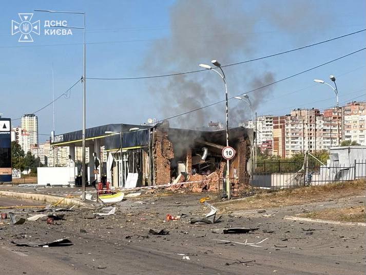 5 persone ferite a seguito degli attacchi russi a Kyiv