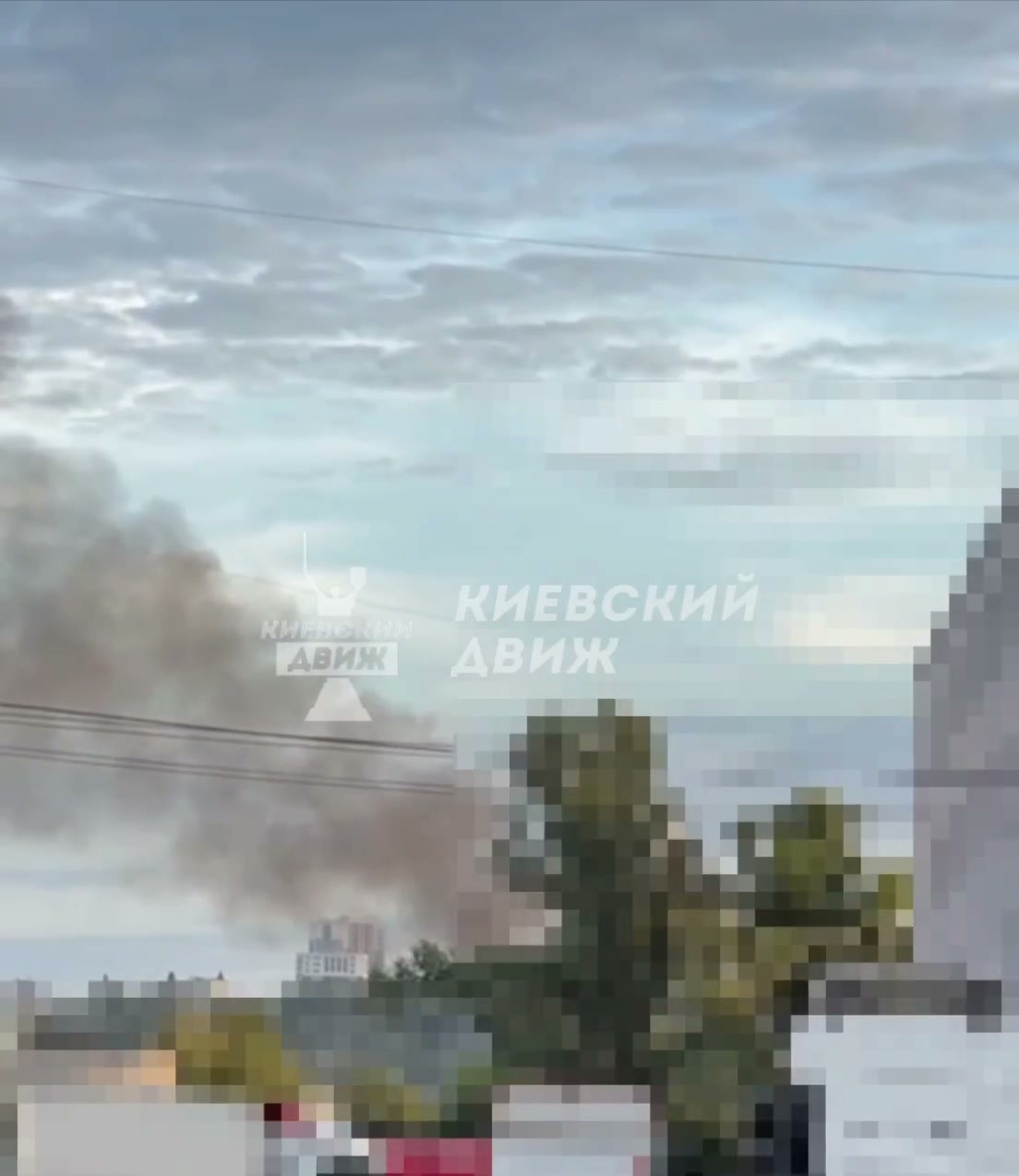 Another drone strike was reported against fuel station in Kyiv 