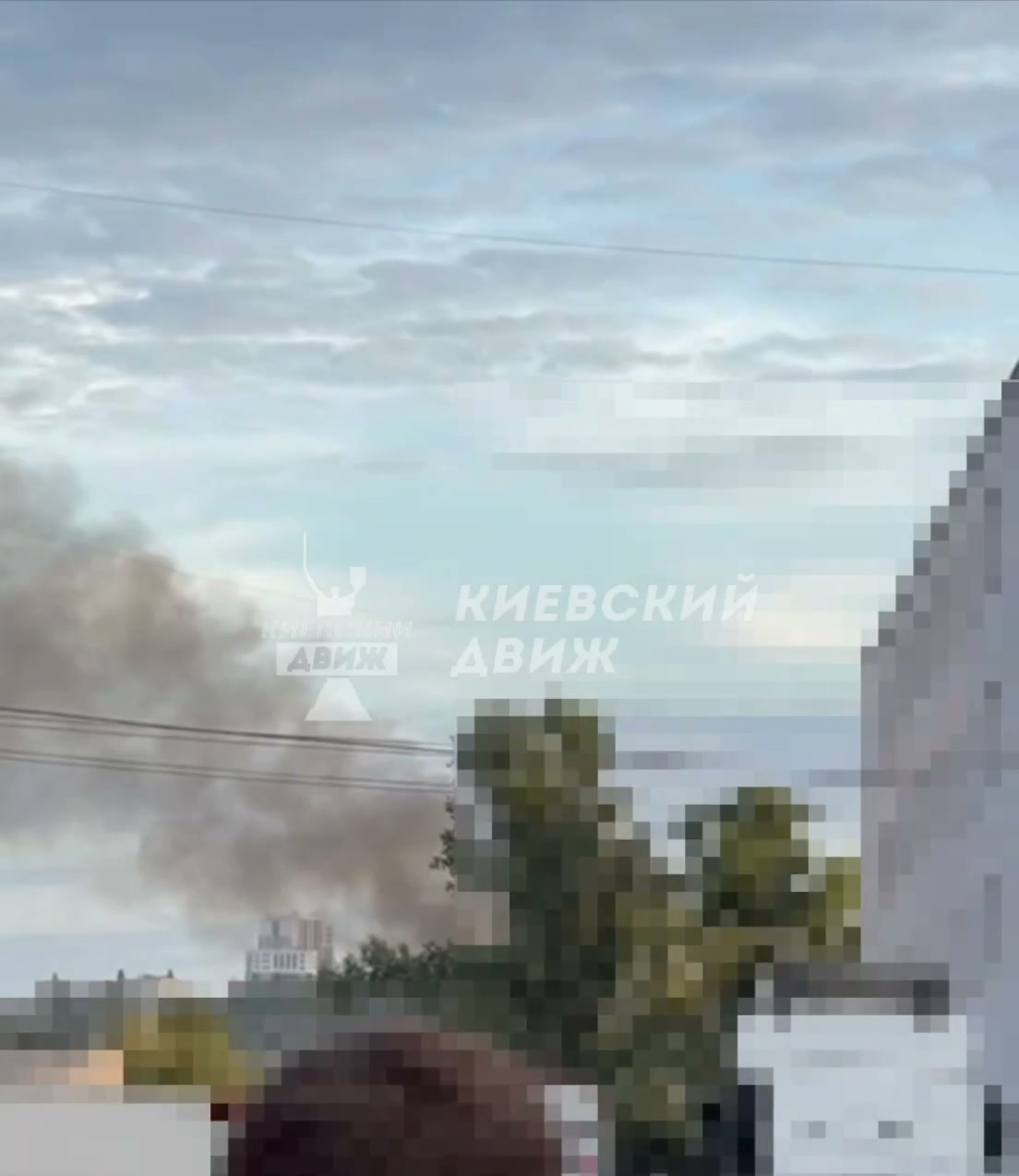 Another drone strike was reported against fuel station in Kyiv 