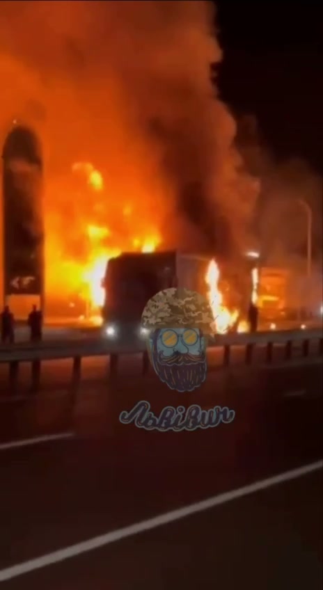 پهپادها یک ایستگاه سوخت را در منطقه ولین، در نزدیکی مرز با لهستان، هدف قرار داده‌اند.