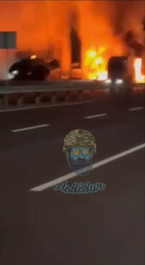 پهپادها یک ایستگاه سوخت را در منطقه ولین، در نزدیکی مرز با لهستان، هدف قرار داده‌اند.