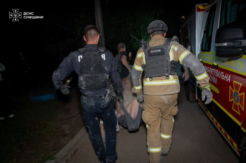 8 personer skadade vid ryska flyganfall i Sumy