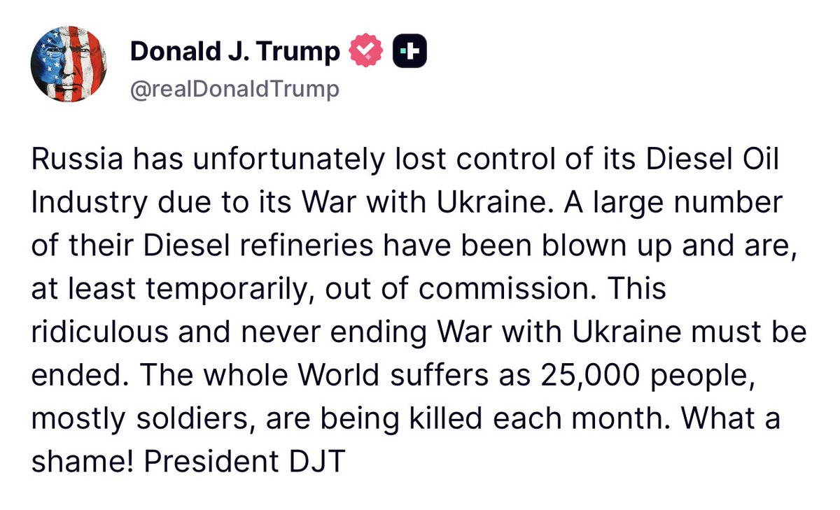 President Zelensky in response Trump: Ukraine seeks an end to Russia’s war through diplomacy, de-escalation and security guarantees, warning that continued war brings greater destruction and that modern technology increasingly exposes the aggressor to consequences