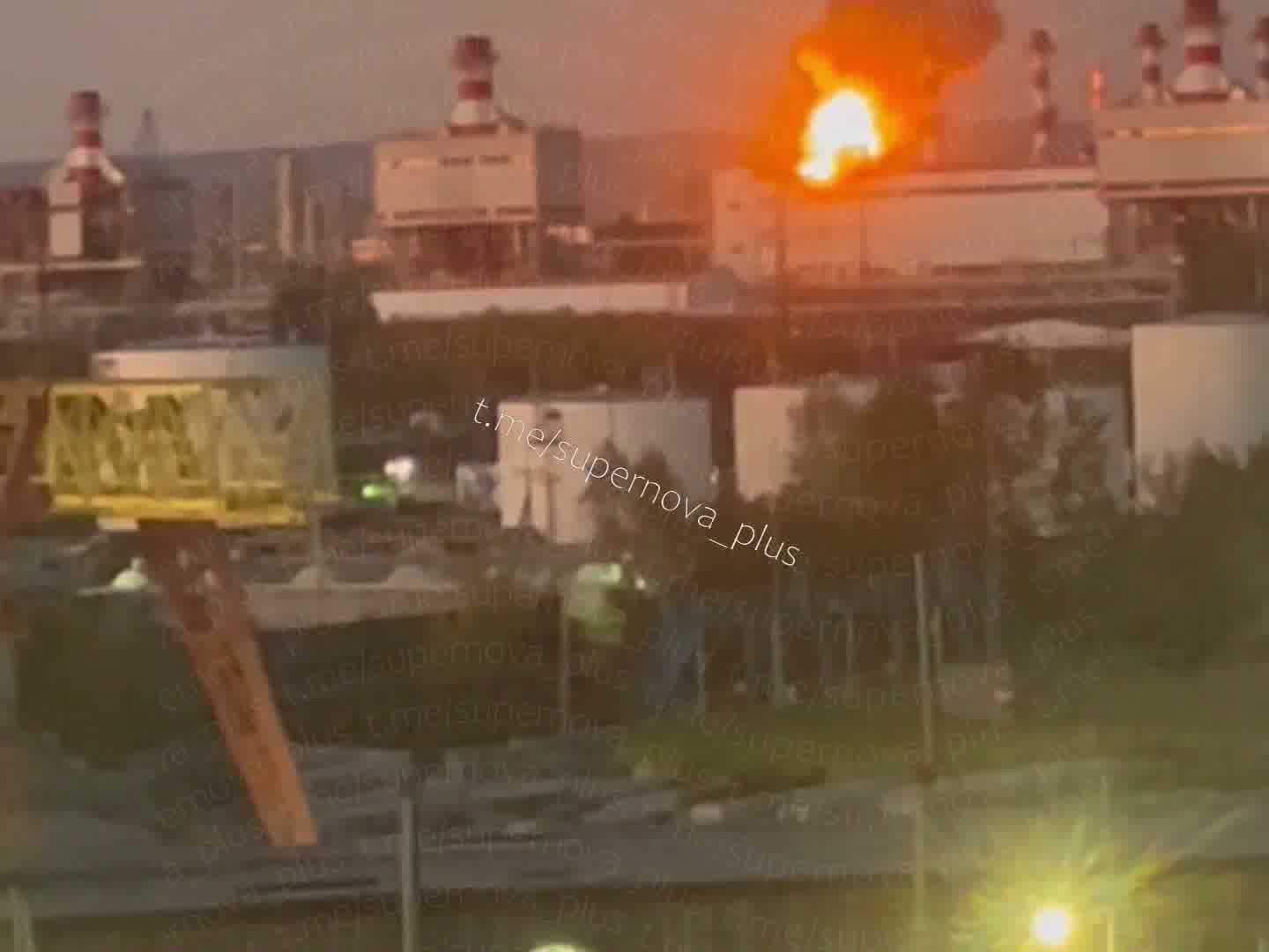 Atak dronowy na rafinerię ropy naftowej w Perm