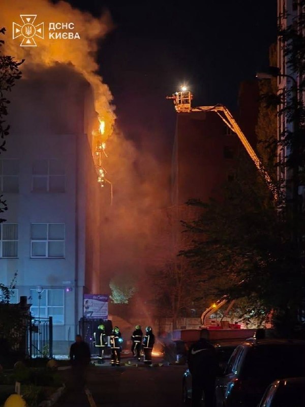 4 feriti a seguito di attacchi russi a Kyiv durante la notte