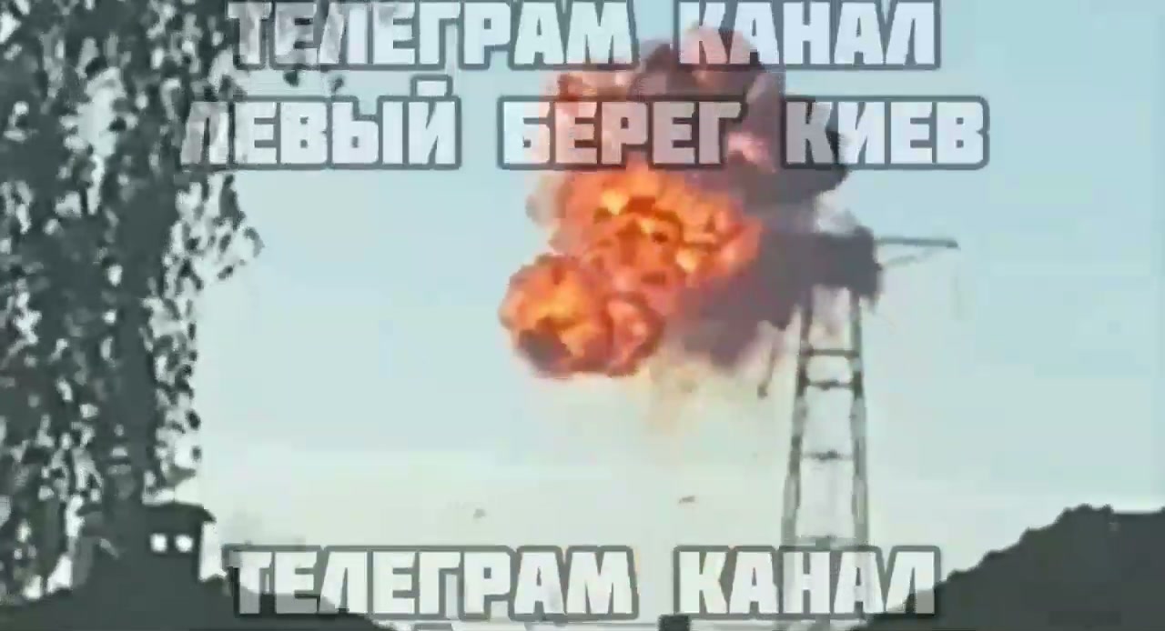 Russische Streitkräfte greifen Stromleitungen in Kiew an.