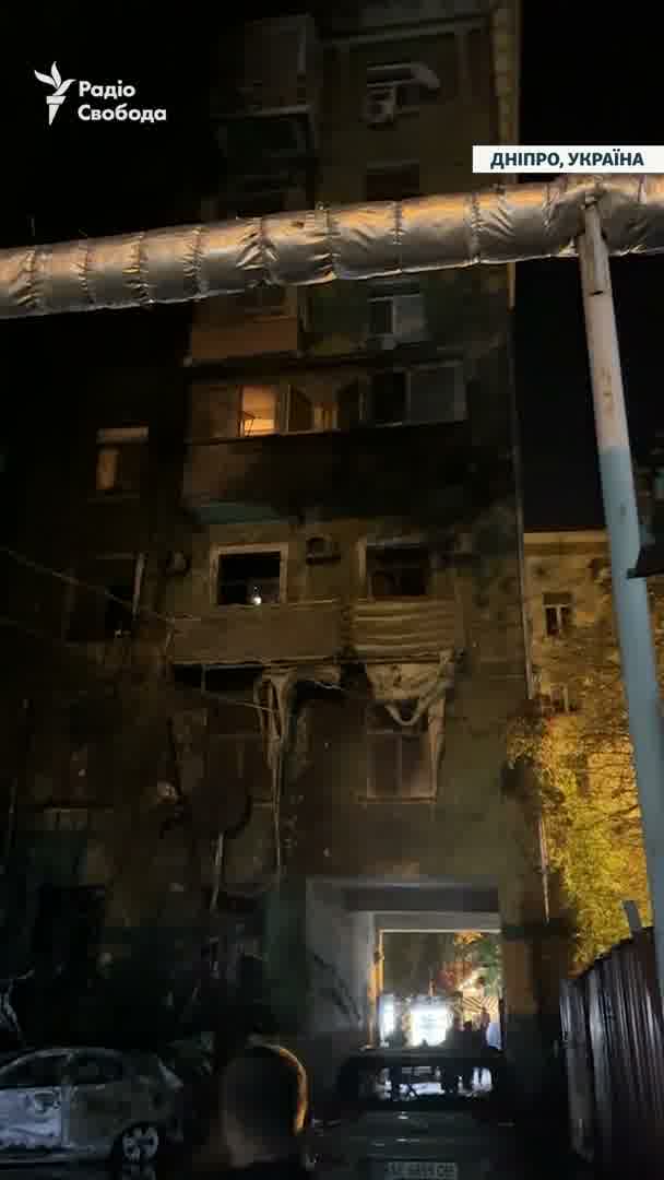 3 gewonden door Russische aanval in Dnipro