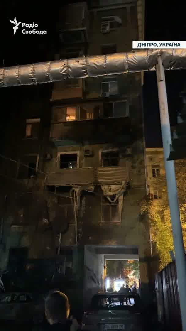 3 gewonden door Russische aanval in Dnipro