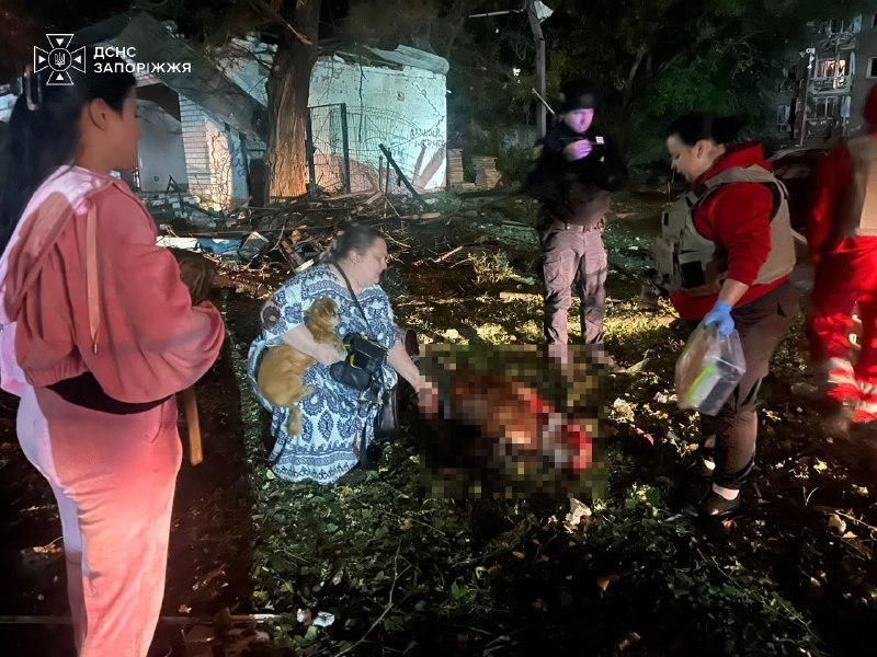 1 mort, 8 blessés suite à des frappes russes à Zaporizchja