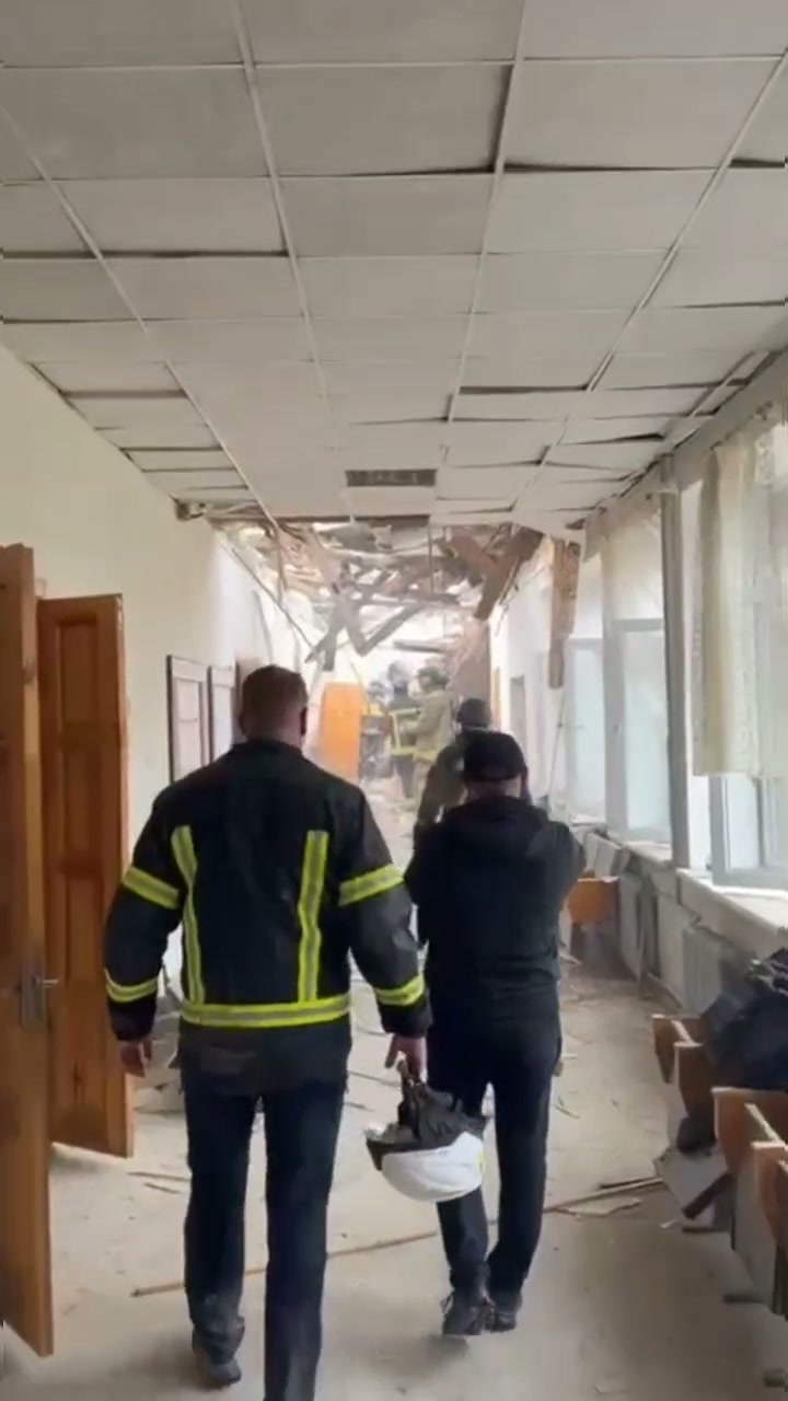 Twenty people were injured in a Russian drone strike on a university building in Rivne.