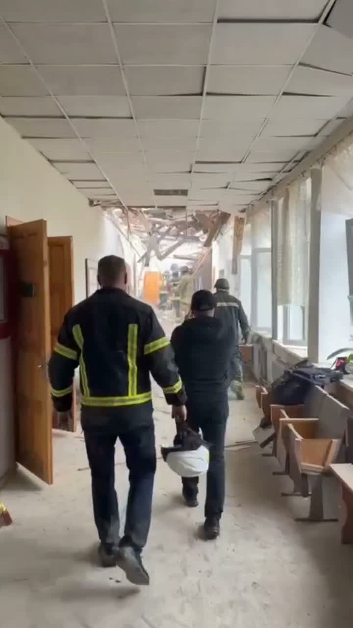 Twenty people were injured in a Russian drone strike on a university building in Rivne.