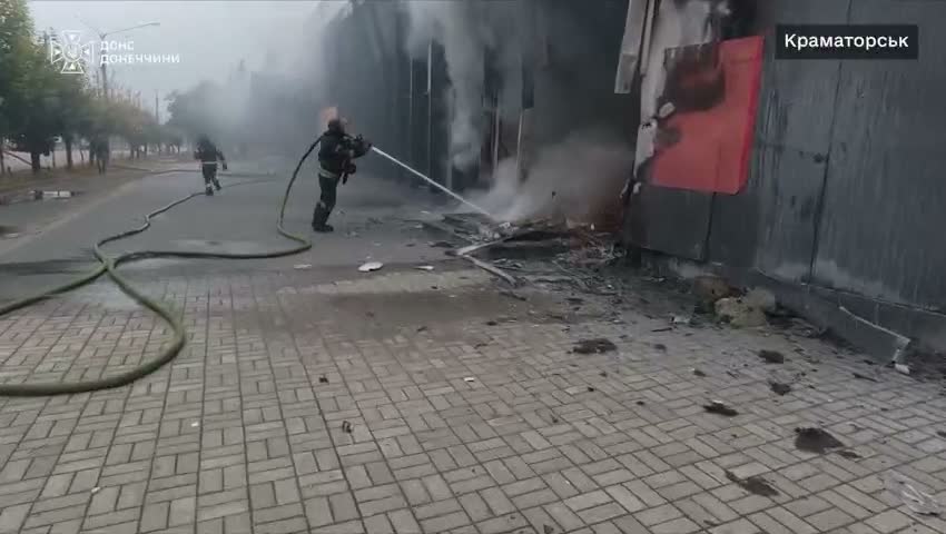 4 blessés suite à des frappes russes à Kramatorsk