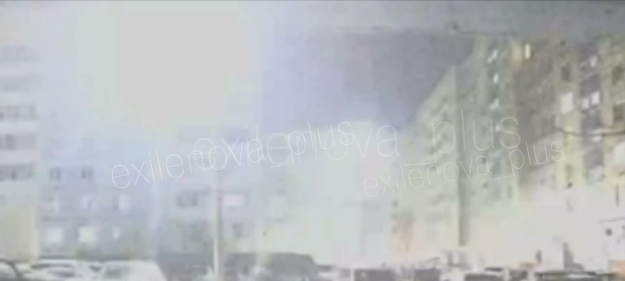 انفجار في نيزهكامسك، تتارستان، دون تحذير بالجو في المنطقة.