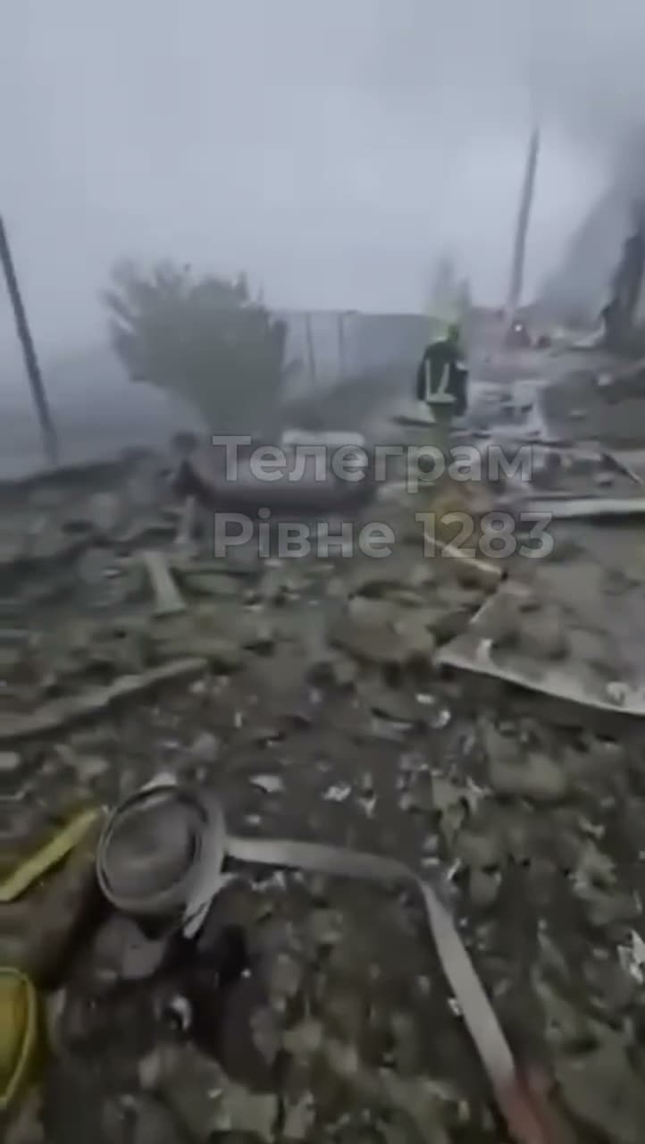 Drones have destroyed Ekvator mall in Rivne