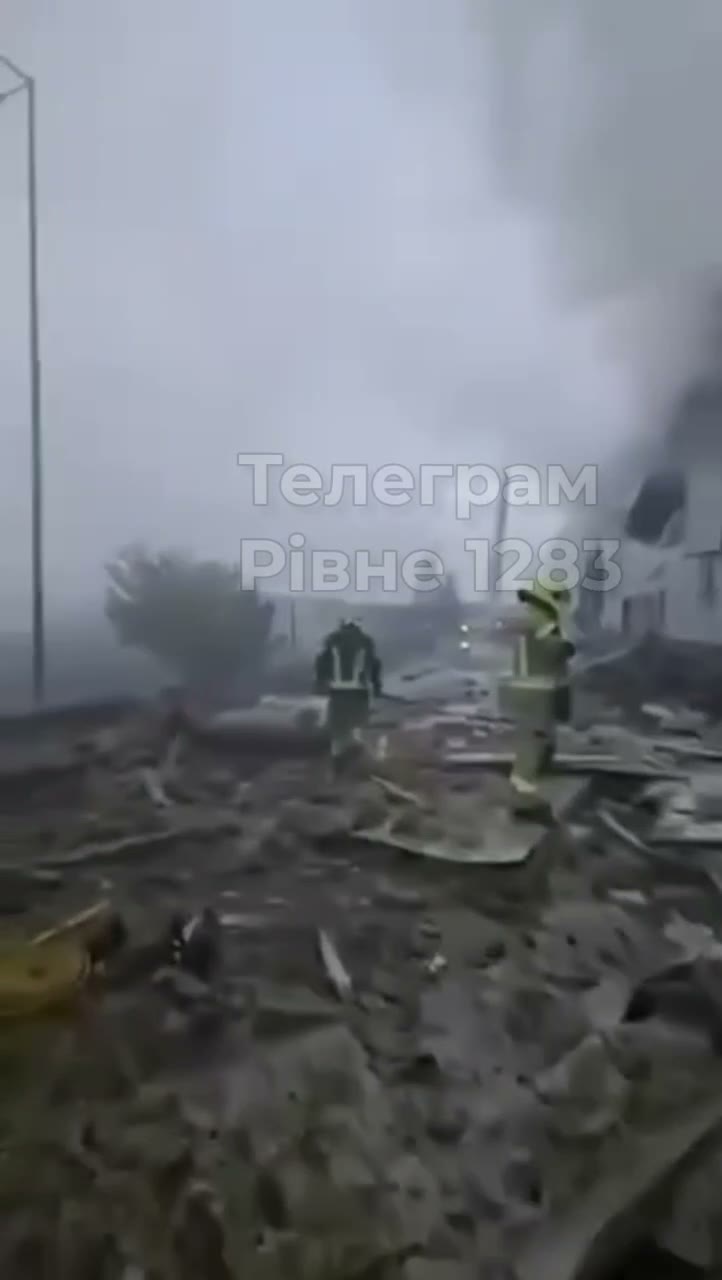 Drones have destroyed Ekvator mall in Rivne