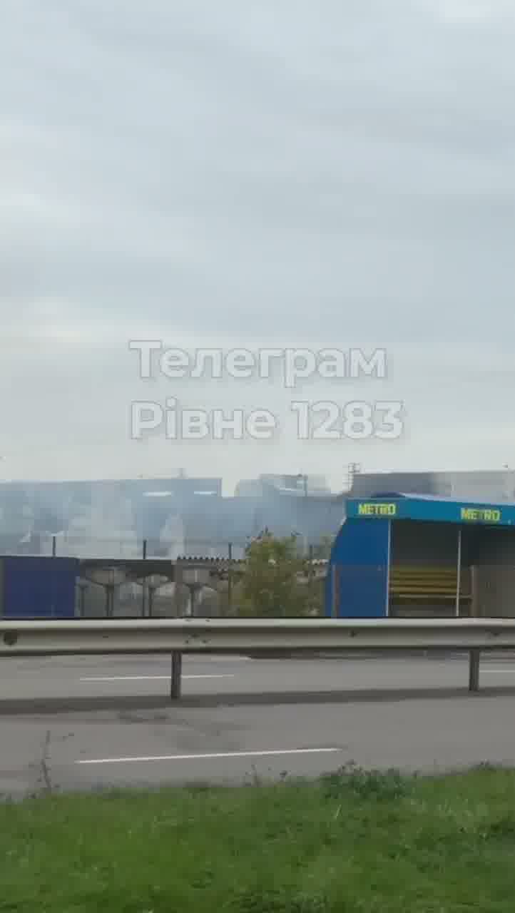 Drones have destroyed Ekvator mall in Rivne