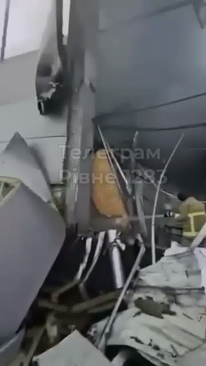 Drones have destroyed Ekvator mall in Rivne