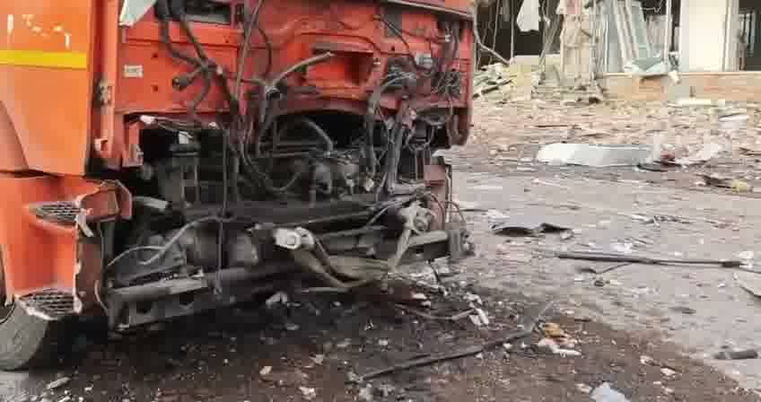 Heavy explosions heard overnight in occupied Donetsk